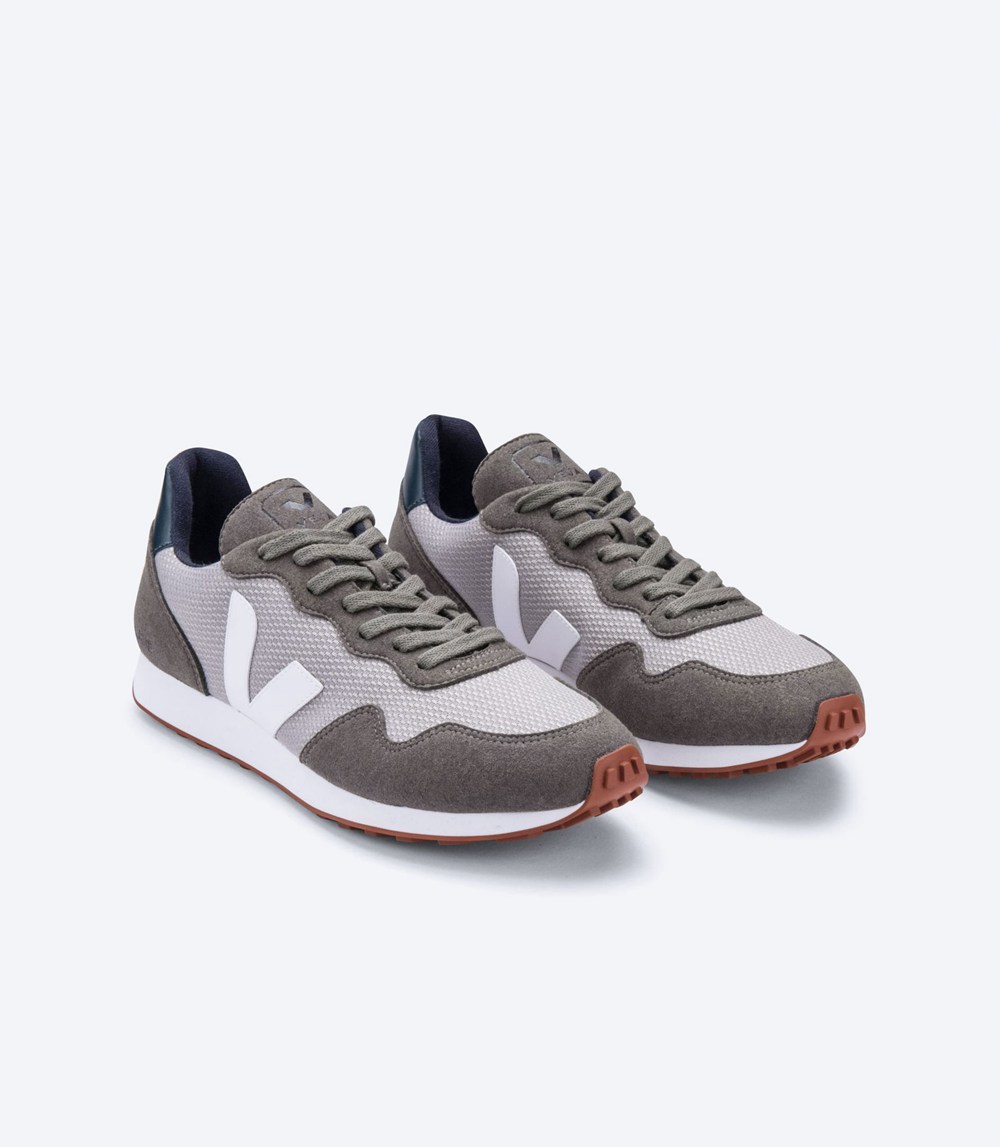 Veja Trainers Mens Grey/White - Sdu B-mesh - FREO-13842